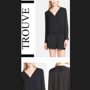 Trouve black romper size S